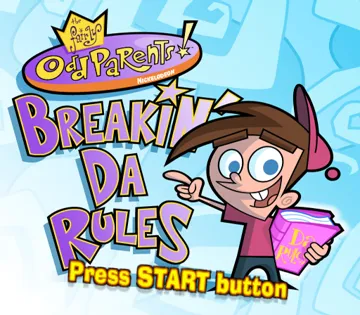 The Fairly OddParents - Breakin' da Rules screen shot title